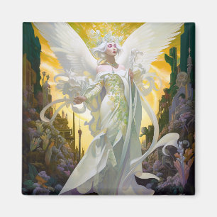 Imán Angel Fantasy Art