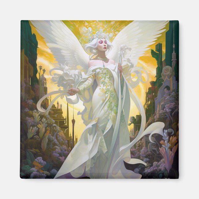 Imán Angel Fantasy Art (Frente)