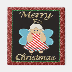Imán Ángel festivo del navidad