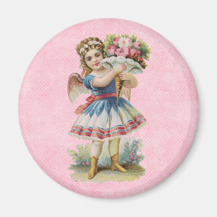 Imán Ángel Floral de Victoria