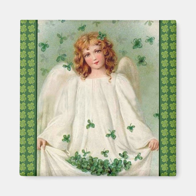 Imán Ángel Irlandés Vintage (Frente)
