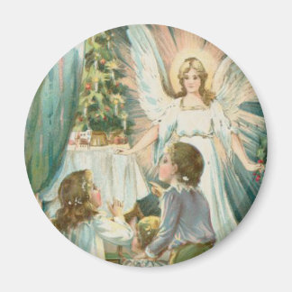 Imán Ángel navidad con niños