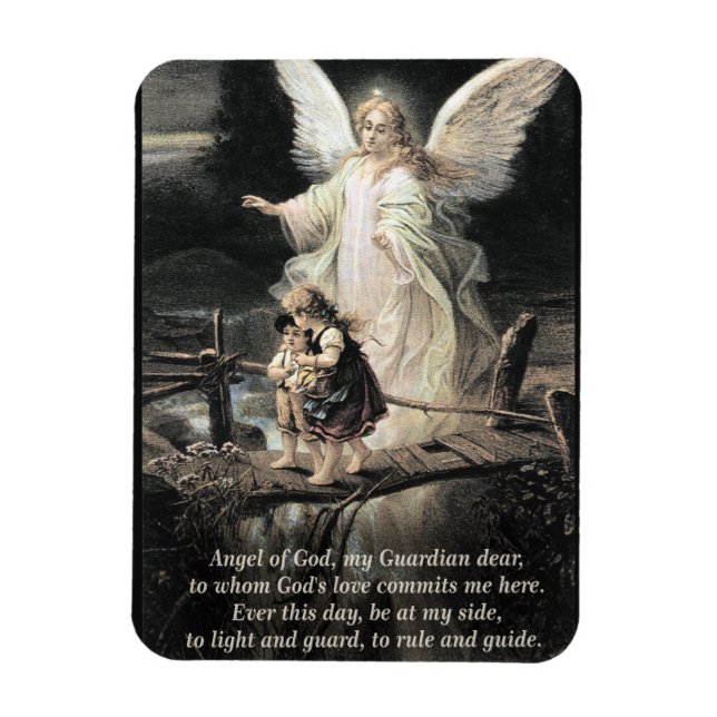 Imán Ángel, niños, puente, poema (Vertical)