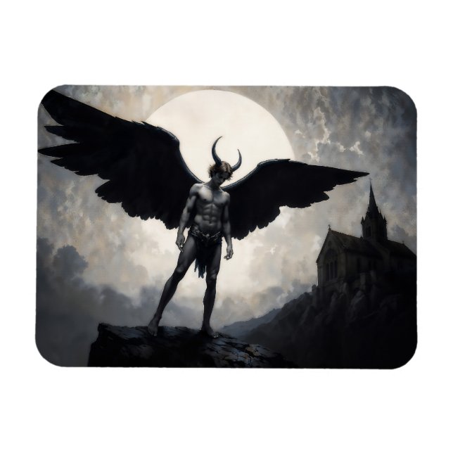 Imán Ángel Oscuro Lucifer (Horizontal)