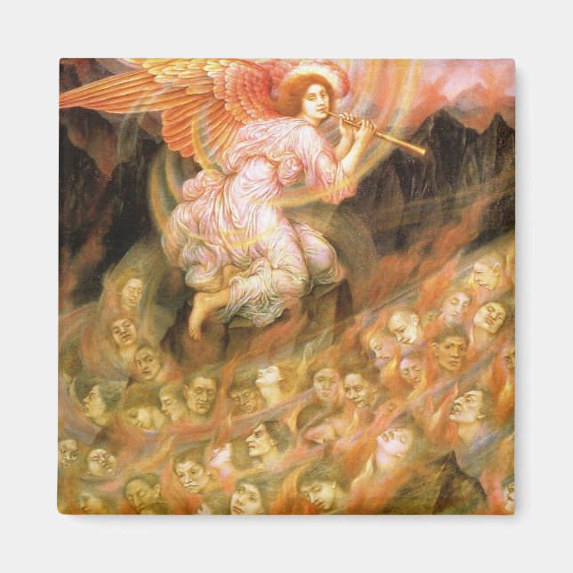 Imán Angel Piping a las almas en el infierno (Frente)