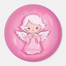 Imán Ángel Rosa Cuto Con Chicas Nombre Refrigerador