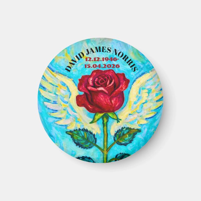 Imán Angel Rose simpatía  (Frente)