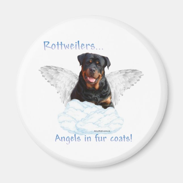 Imán Ángel Rottweiler - Magnet (Frente)