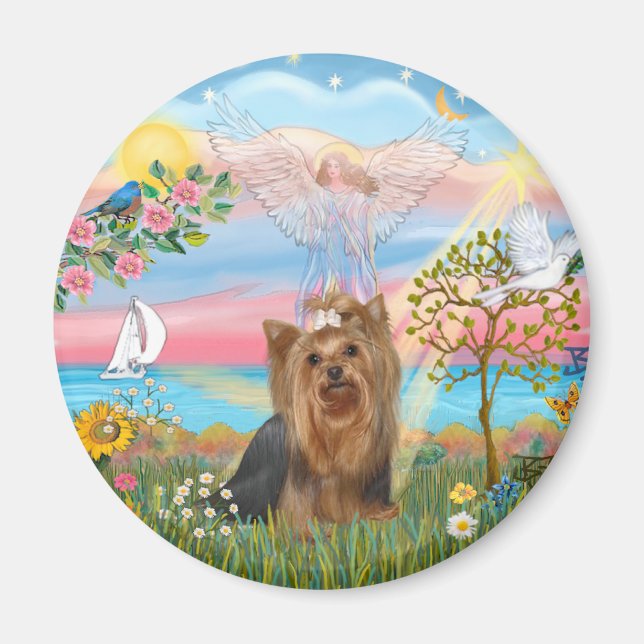 Imán Angel Star-Yorkshire Terrier (#7) (Frente)