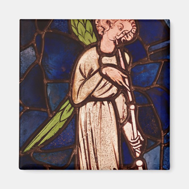 Imán Ángel tocando una trompeta, c.1280 (Frente)