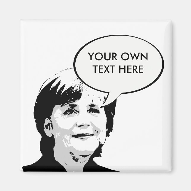 Imán Angela Merkel (Frente)