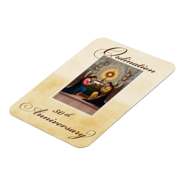 Imán Ángeles del 50° aniversario de la ordenación en el (Lado Izquierdo)