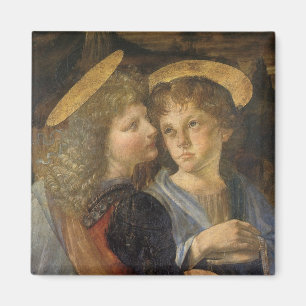 Imán Ángeles del Bautismo de Cristo de Leonardo da Vinc