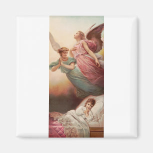 Imán Ángeles guardianes con niños