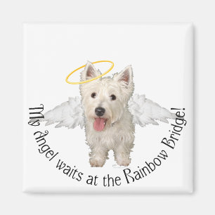 Imán Ángeles Guardianes Westie