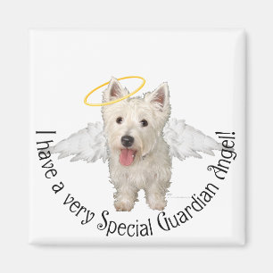 Imán Ángeles Guardianes Westie
