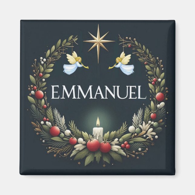 Imán Ángeles Navidades de Emmanuel (Frente)