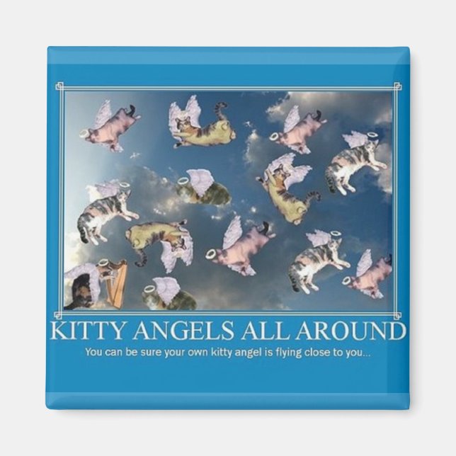 Imán Angels Kitty por todas partes (Frente)