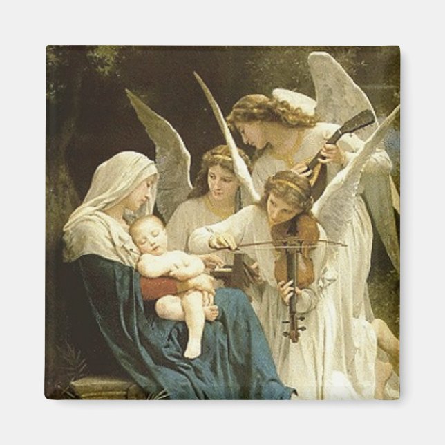 Imán Angels Serenade Jesus & Mary Vintage Magnet (Frente)