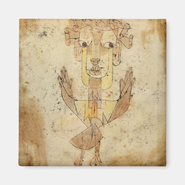 Imán Angelus Novus por Paul Klee (Frente)