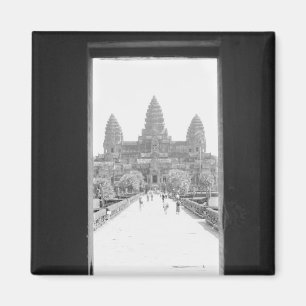 Imán Angkor Camboya, vista de la puerta de Angkor Wat