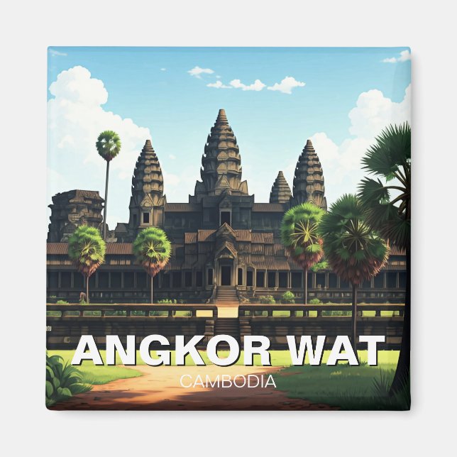 Imán Angkor Wat Cambodia (Frente)