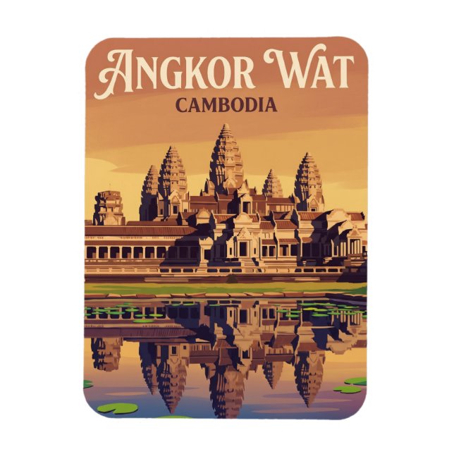 Imán Angkor Wat Camboya (Vertical)