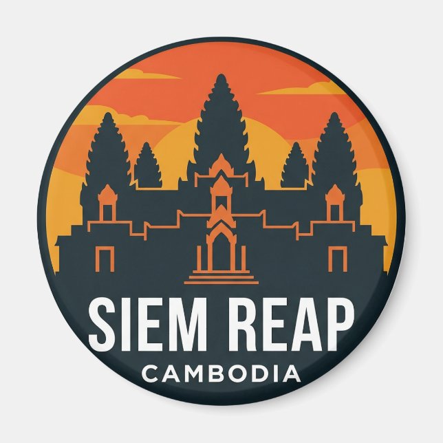 Imán Angkor Wat Camboya (Frente)