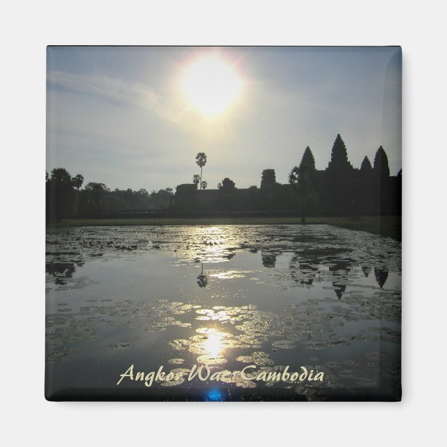 Imán Angkor Wat Morning Magnet (Frente)