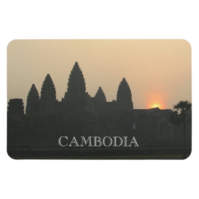 Imán angkor wat sunrise cambodia (Horizontal)