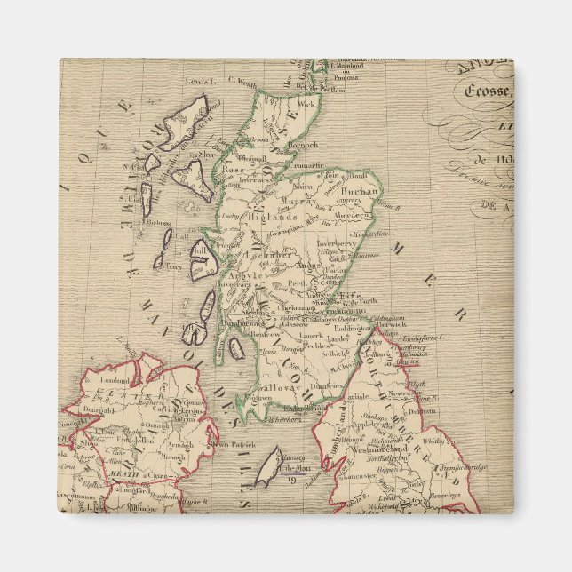 Imán Angleterre, Ecosse, Irlande y Man 1100 a 1280 (Frente)