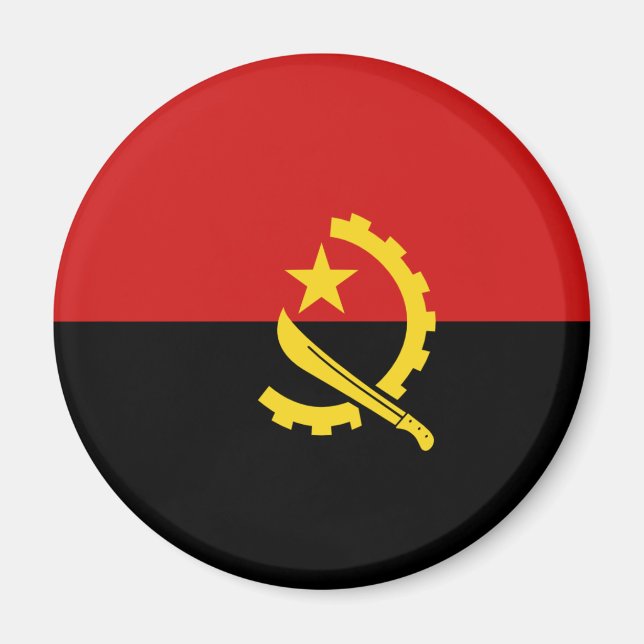 Imán Angola: Magnate de la bandera (Frente)