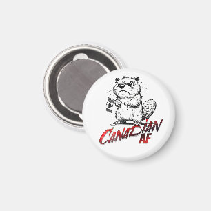 Imán Angry Beaver Canadian AF