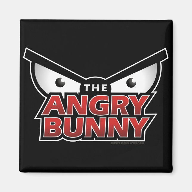 Imán Angry Bunny Abstract Magnet (Frente)