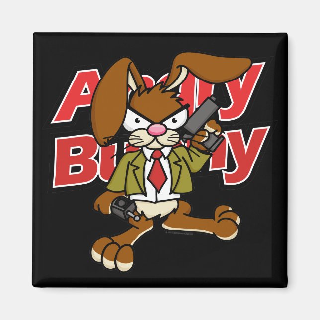 Imán Angry Bunny Magnet 1 (Frente)