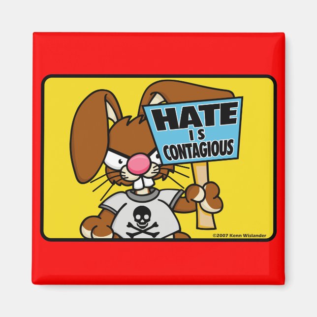 Imán Angry Bunny Magnet 5 (Frente)