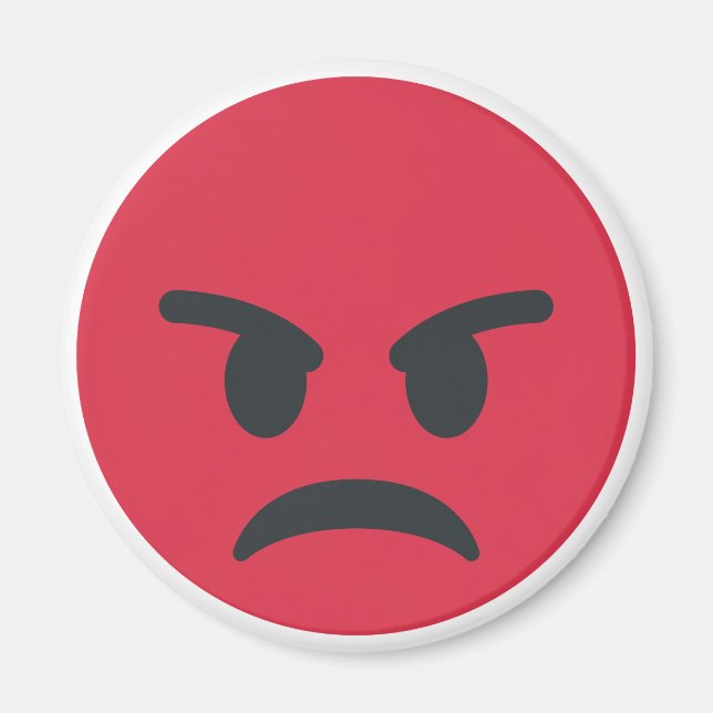 Imán Angry Emoji (Frente)
