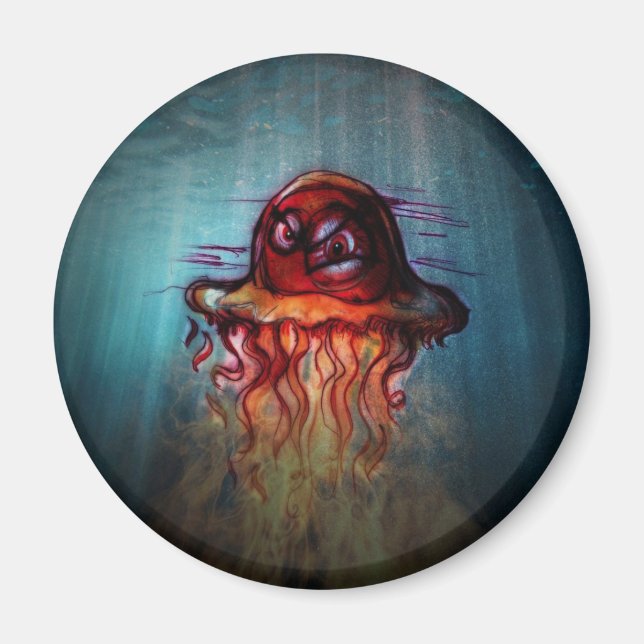 Imán Angry Jellyfish (Frente)