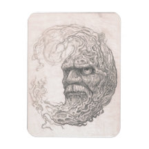 Angry Moon Premium Magnet