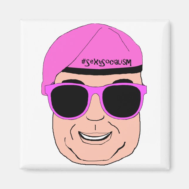 Imán Angry Salmond Magnet (Frente)
