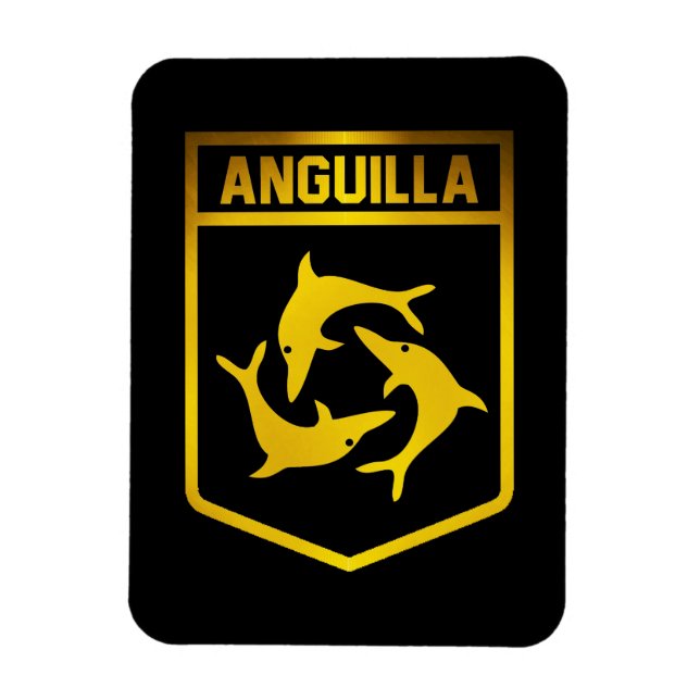 Imán Anguilla Emblem (Vertical)