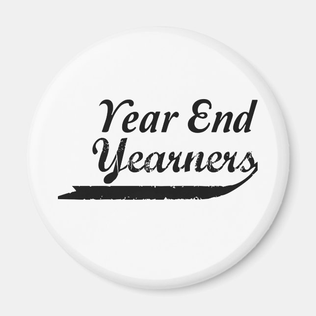 Imán anhelantes de fin de año (Frente)