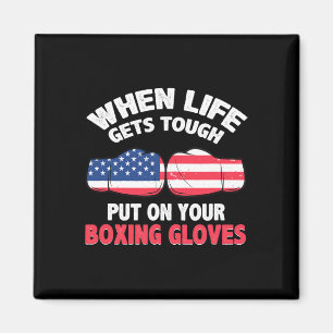 Imán Anillo de boxeo de fitness - Me encanta el kickbox