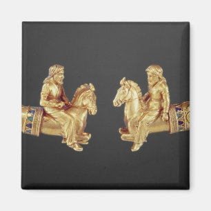 Imán Anillo de cuello en forma de jinetes de Scythian