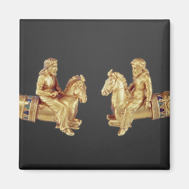 Imán Anillo de cuello en forma de jinetes de Scythian (Frente)