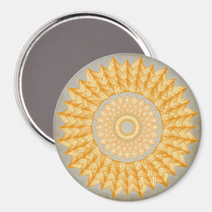 Imán Anillo De Fuego De Mandala