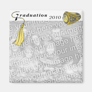 Imán Anillo de graduación AMARILLO