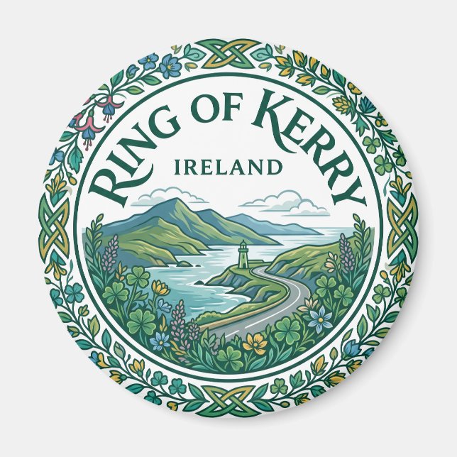 Imán Anillo de Kerry Irlanda (Frente)