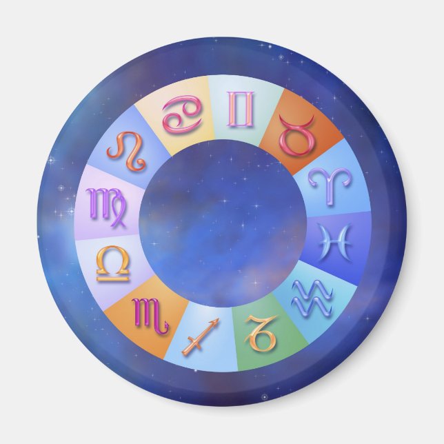 Imán Anillo de Zodiac Aqua en el espacio (Frente)