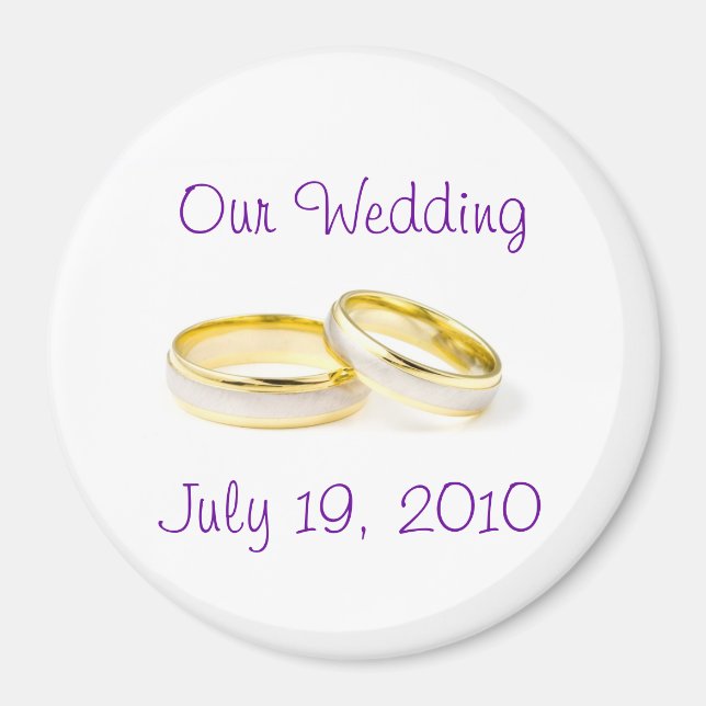 Imán Anillos bodas (Frente)